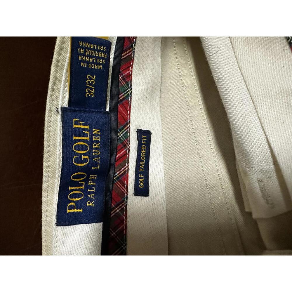 Polo Ralph Lauren Golf Pants Tailored Fit Wicking Stretch Basic Sand 32x32 $125 - Picture 4 of 7